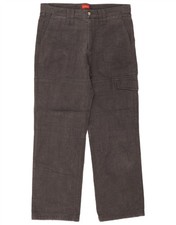 Diadora Mens Straight Cargo Trousers IT 50 Large W34 L29 Grey Cotton DW20