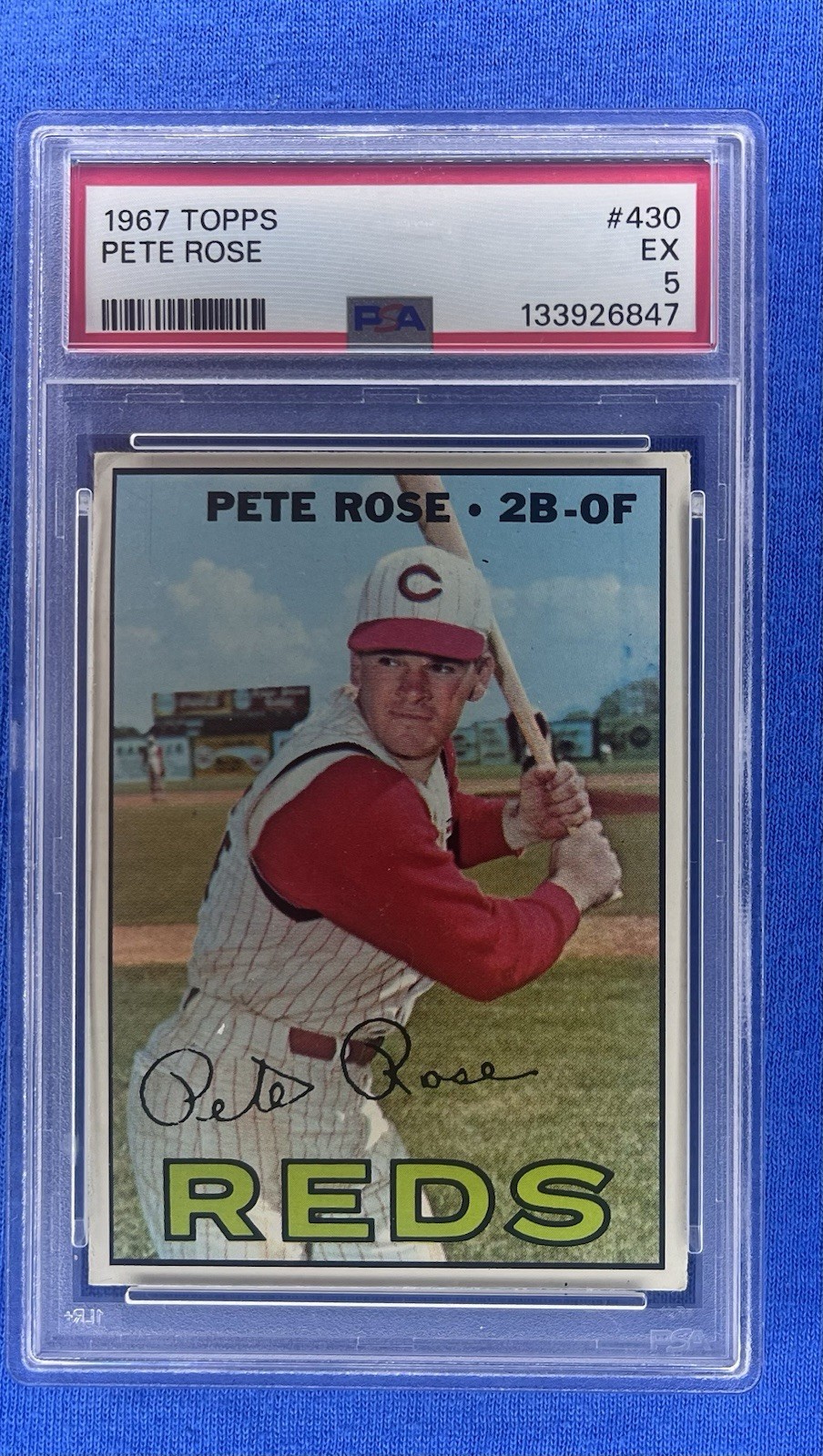 1967 Topps Pete Rose #430 PSA 5