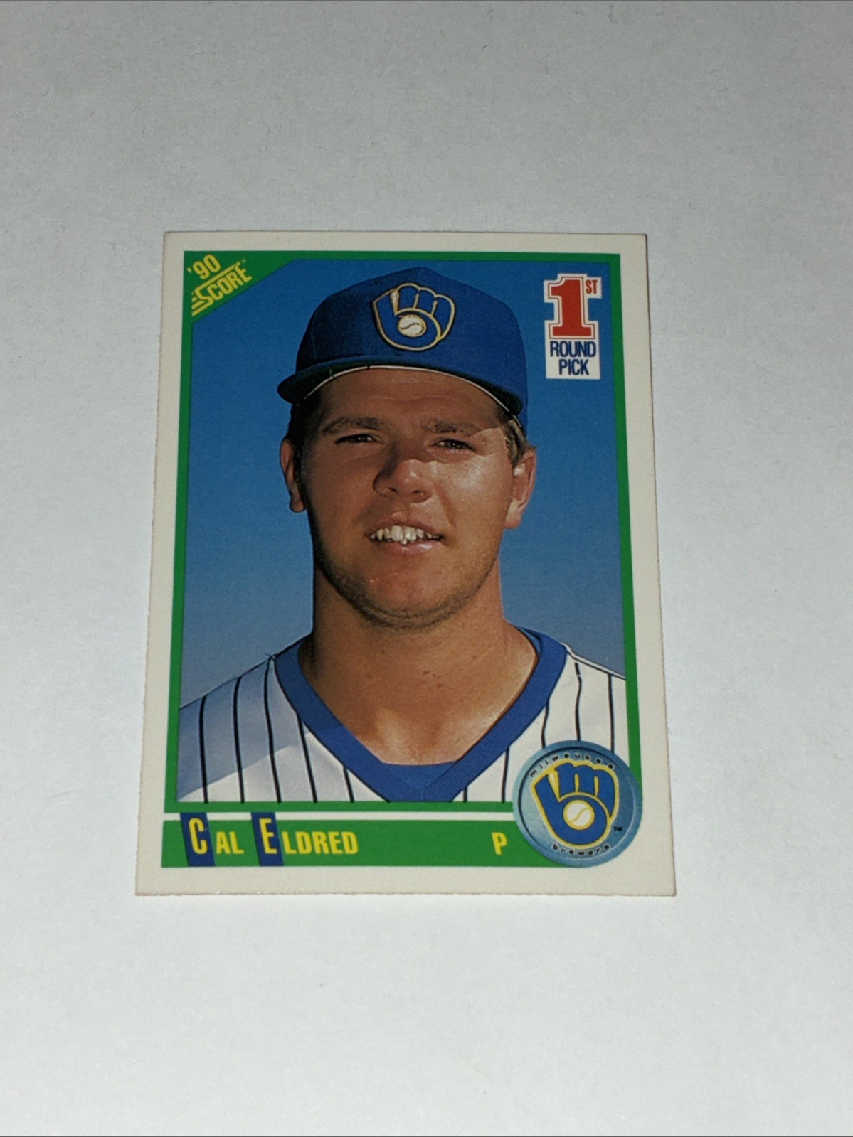1990 Score  #669 Cal Eldred - Milwaukee Brewers   Rookie