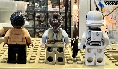 Lego ReyFinn Trooper Minifigure 75236 75148 75178 75105 sw0677