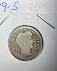 1899 S Barber Dime