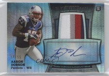 2013 Bowman Sterling Rookie Relics Prism Refractor 54/55 Aaron Dobson Auto 9d1