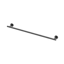 24" - Gatco Matte Black Towel Bar Rail Wall Mounted Bathroom Storage - 5340MX