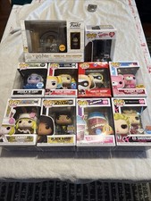 Funko Pop Lot of 10 Exclusives Black Adam Harley Quinn Ursula 7-Eleven PX Disney