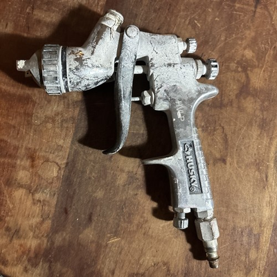 #ad Vintage HUSKY HDS780 RP0308 HVLP SPRAY GUN without Cap Container Stainless Steel $26.26