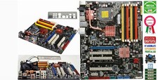 SCHEDA MADRE SOCKET 775 ASUS P5KC + CPU INTEL QUAD CORE Q8200 + 8 GB RAM