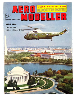 AERO MODELLER - FULL SIZE PLANS HELICOPTER MODELS APRIL 1964 MAGAZINE