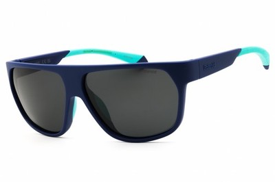 Polaroid Core PLD 7053/S 0FLL M9 Matte Blue/Grey Polarized 60-12-140 Sunglass...