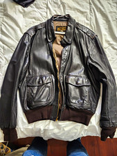 Eddie Bauer Leather Bomber Made in U.S.A Size 44