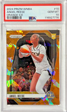2024 PANINI WNBA PRIZM ORANGE CRACKED ICE #10 ROOKIE ANGEL REESE SKY PSA 10 GEM