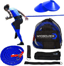 Acceleration Speed Cord Bungee Multi-Sport Resistance Training Kit - Improve Str