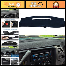 Dashboard Cover Mat For 1997-2000 Chevy Gmc C1500 C2500 K1500 Yukon Tahoe Black