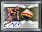 2006-07 Upper Deck Exquisite Baron Davis Auto Autograph Patches #/100 Warriors