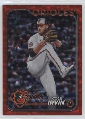 2024 Topps Update Red Crackle Foilboard 71/199 Cole Irvin #US138 1cc0