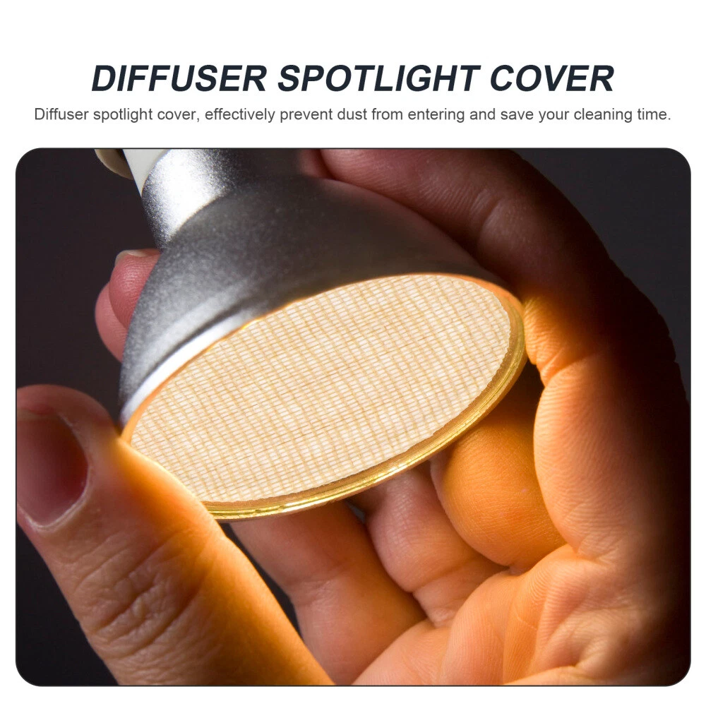 10 Pcs Anti glare Lampshade White Light Diffuser Disc Shading Film