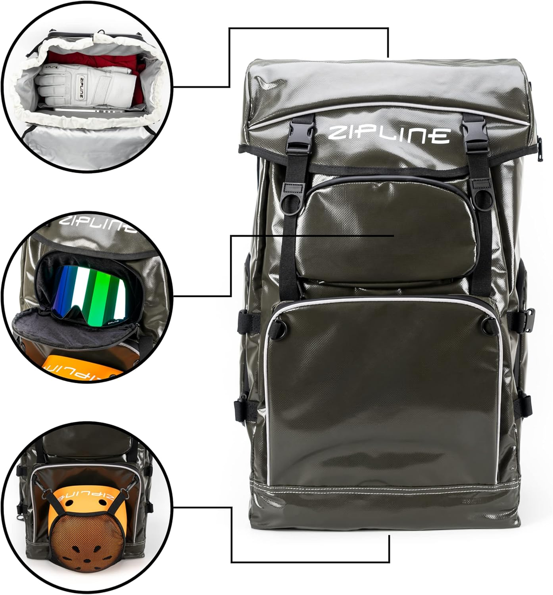 ZIPLINE★バッグパック★ブーツバック Zipline World Cup Ski Boot Bag Backpack – the Choice Snowboarding