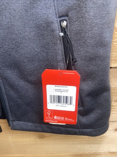 THE NORTH FACE Women's Gray Ridgeline Soft Shell Vest Small S NWT Bunker Labs - Picture 2 of 5