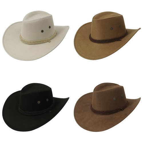 Fashion Men Cowboy Hat Outdoor Sun Hat 