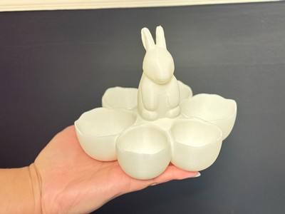 Hase Eierhalter 3D Druck Hase Eierhalter - Ostern Tischdeko & Bonboniere