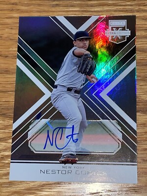 2016 Panini Elite Extra Edition Nestor Cortes RC Auto #178 Milwaukee Brewers
