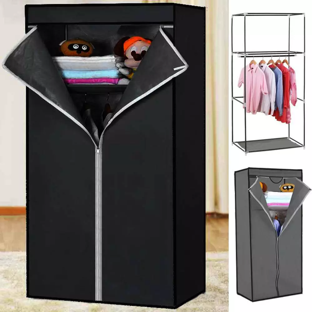 Corner sale canvas wardrobe