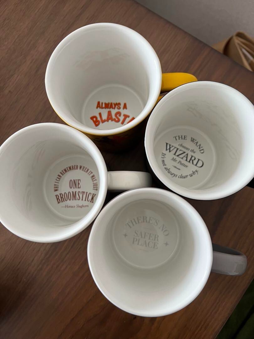 Le Creuset Harry Potter Magical Mug Set of 4 Stoneware Cup 400ml