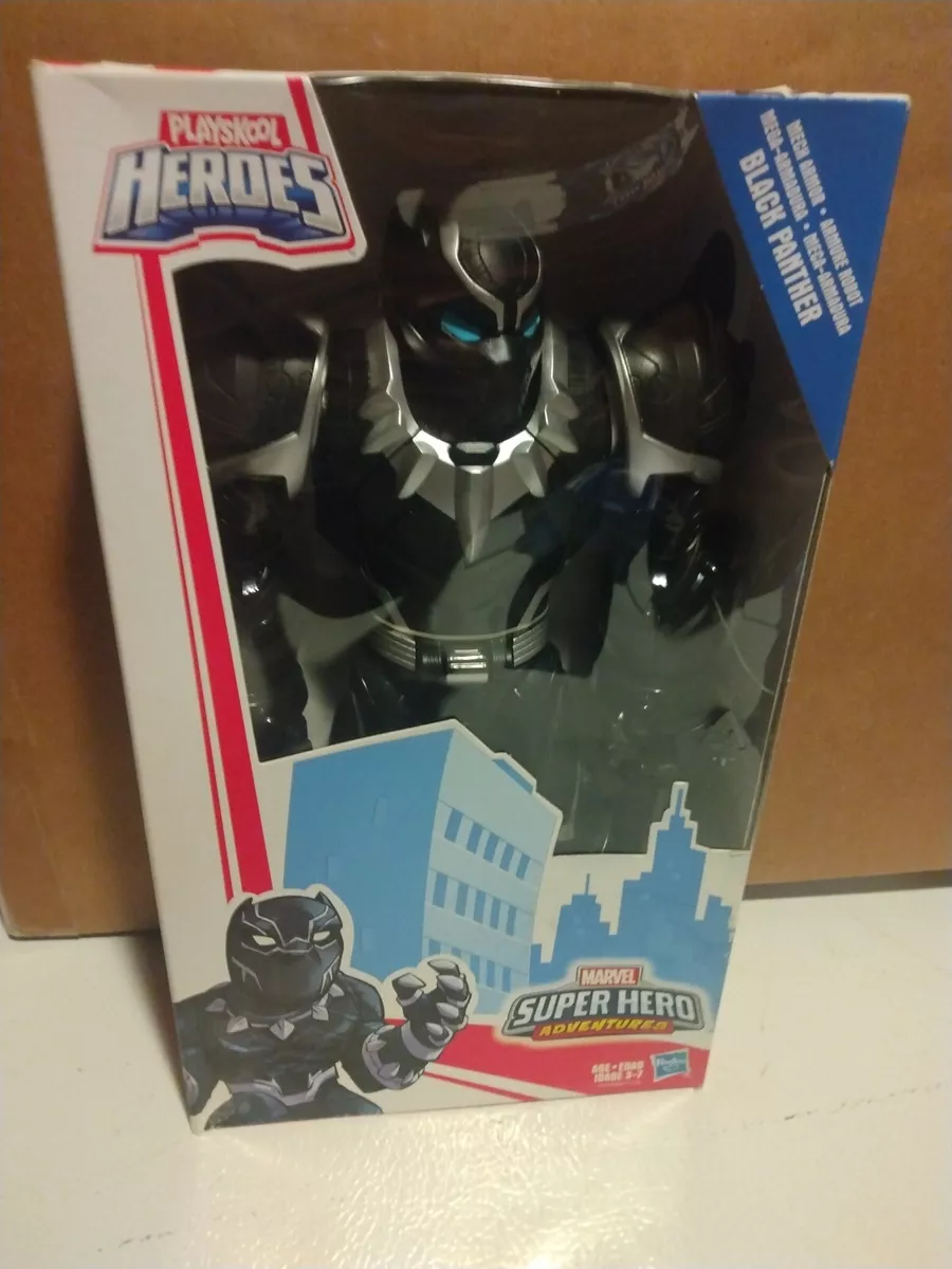 BLACK PANTHER MECH ARMOR MARVEL PLAYSKOOL SUPER HERO ADVENTURES