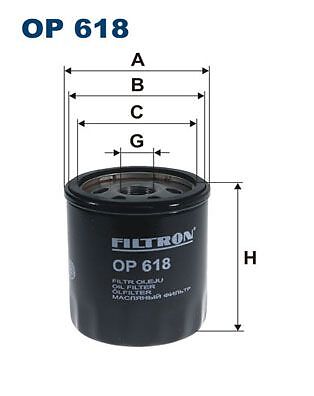 FILTRON OP 618 Ölfilter