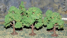 JTT (HO-Scale) 92137 - LEMON TREES 2-1/2" - 3-1/2" Tall - (6 Pack)