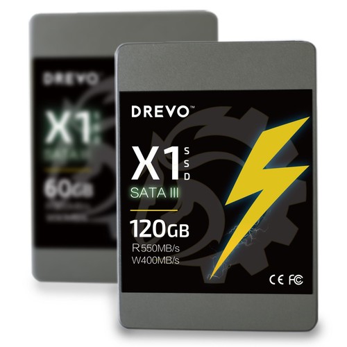 SSD 120GB Drevo X1 2.5 inch Internal Solid State Hard Drive SATA III 550MB/s