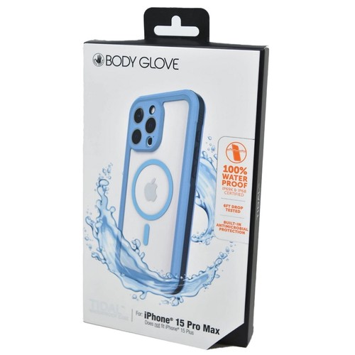 Body Glove Tidal Waterproof with MagSafe Case For iPhone 15 Pro Max- Power Blue - 第 1/2 張圖片