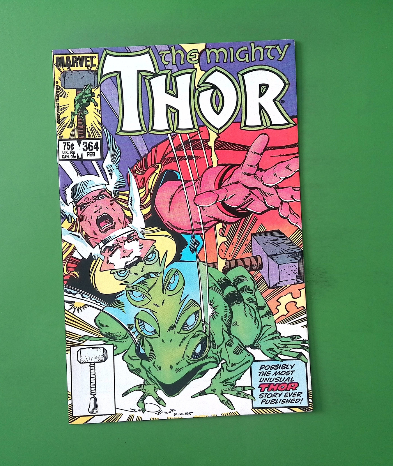 THOR #364 VOL. 1 8.0 1ST APP MARVEL COMIC BOOK H46-208