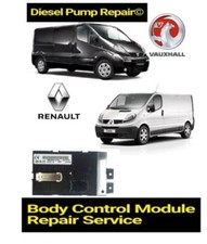 REPAIR SERVICE for RENAULT TRAFIC, VAUXHALL VIVARO, MOVANO BCM BSI UCH