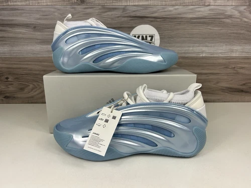 *Adidas Harden Volume 9 'Glow Blue Cloud' White Basketball (JH6482) NEW