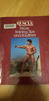 Joe Weider's muscle fitness training tips routines klassiker sammler rar selten 