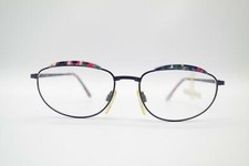 Vintage Metzler 6310 212 Violet Multicolor Oval Glasses Frame NOS