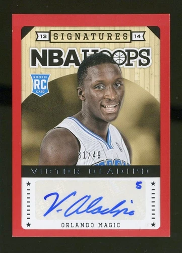 2013-14 Panini NBA Hoops VICTOR OLADIPO Red Auto/Autograph #31/49 RC Pacers