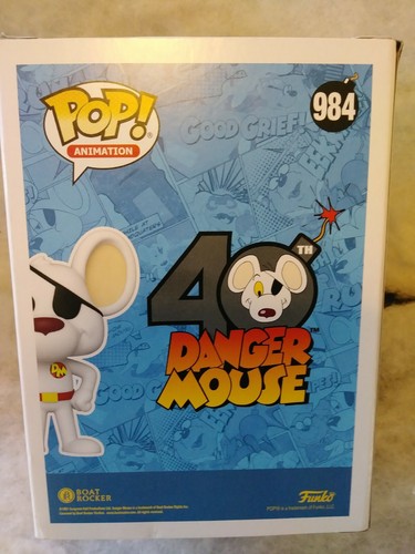 G7 Funko Pop Virtual Funkon Exclusive DANGER MOUSE Vinyl Figure 984 - Picture 6 of 10
