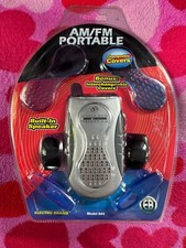 Electro Brand AM FM Portable Radio Model 844 Speaker Headphones New Old Stock