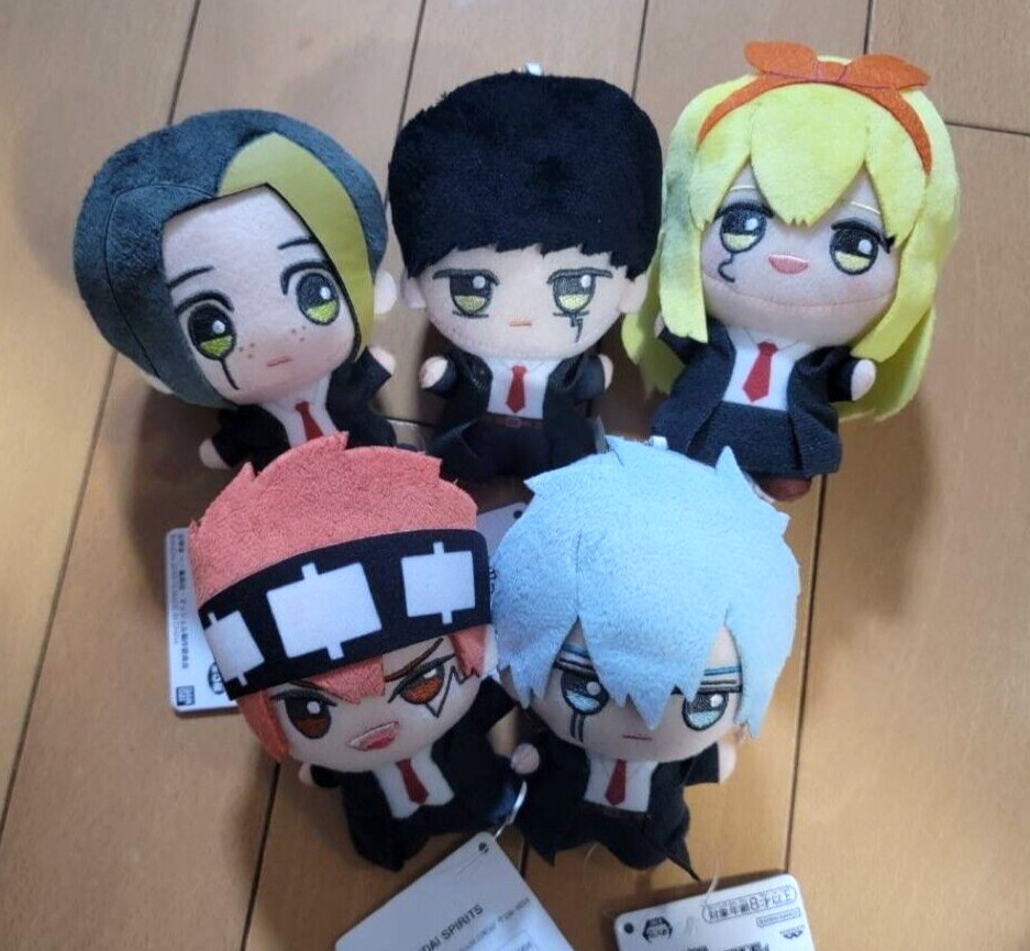 MASHLE Chibigurumi vol.1 Muñeco de Peluche Mash Finn Lance Dot Limón 5 Tipos Set Bandai