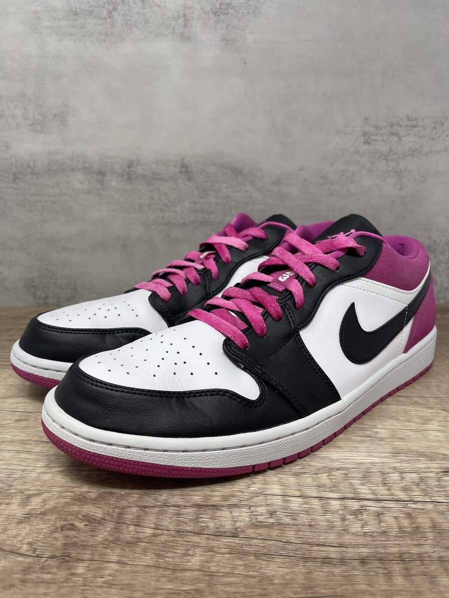 Nike Air Jordan 1 Low ブラック/ピンク Nike Air Jordan 1 Low Fuschia Size 13 Mens Retro SE Pink