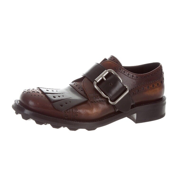 $1500 GRAIL PRADA Brogue Kiltie Loafer Prada Size 6 Is Like Size 8.5