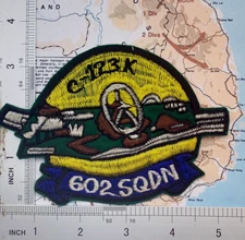 Patch , US Air Force Vietnam Gun Ship C-123 K 602 Squadron patch , usaf , t8-731