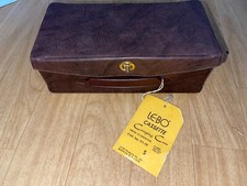 Vintage 70s Lebo Le-Bo 10 Cassette Tape Soft Storage Carrying Case TA-10 w/ Tag