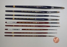 L5005 - Langnickel Royal Sable Short Handle Short Round 9 Piece Brush Set