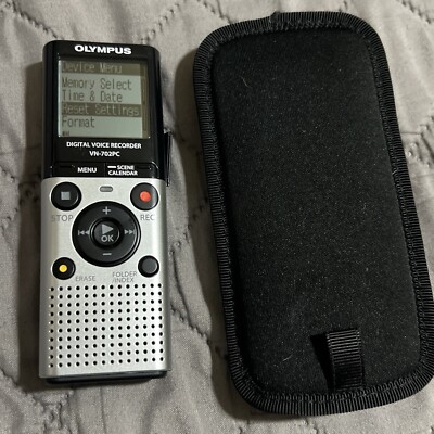 Olympus VN-702PC Digital Voice Recorder Tested No  Sd Card Included