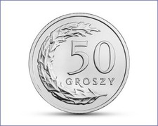 POLAND POLEN POLOGNE 50 GROSZY 2022 Stamp Error