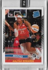 Aaliyah Edwards 2024 Panini Instant WNBA Rated Rookie Retro 1/1 Parallel