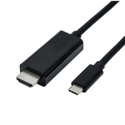 USB Typ C - HDMI Adapterkabel, Stecker/Stecker, 5 m