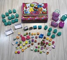 Shopkins Lot Carry Case Over 50 Various Seasons W/ 2013 McDonald s Exclusive